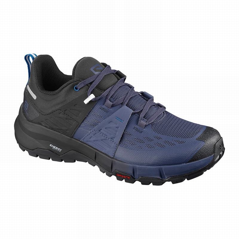 Salomon Israel ODYSSEY W - Womens Hiking Shoes - Black/Blue (AKQT-19750)